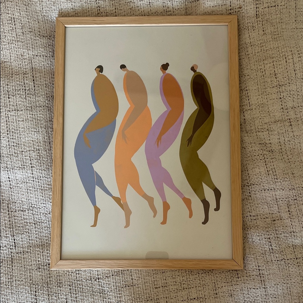 Four dancing women